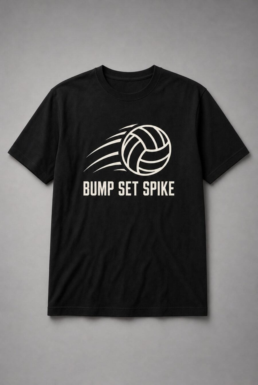 Bump Set Spike Volleyball Unisex T-Shirt - Black
